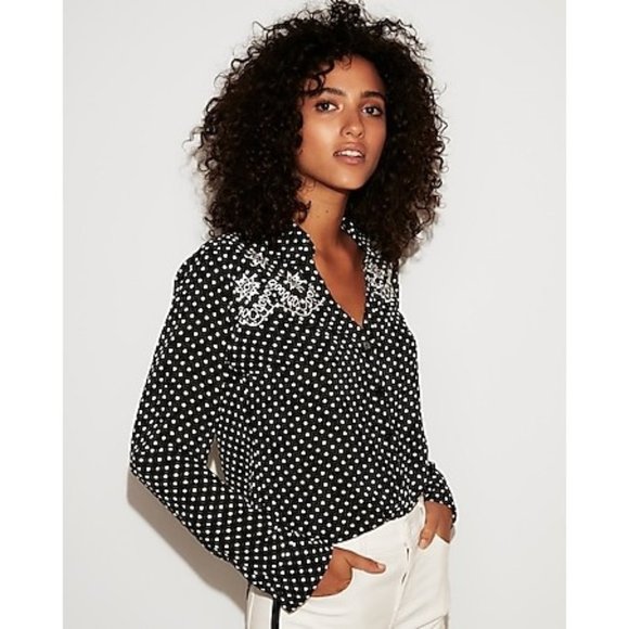 NWT Express Slim Fit Embroidered Portofino Shirt - Picture 1 of 3
